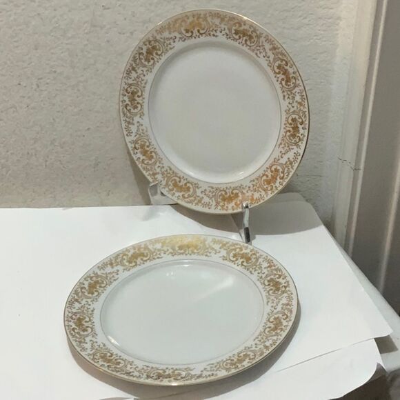 Set of 2 Valencia 515 By Royal M-Mita Japan 10.25” dinner Plate Excellent G5 - Picture 1 of 9